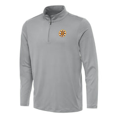 Boston Bruins Antigua Reprocess Quarter-Zip Pullover - Gray - NHL 203362029