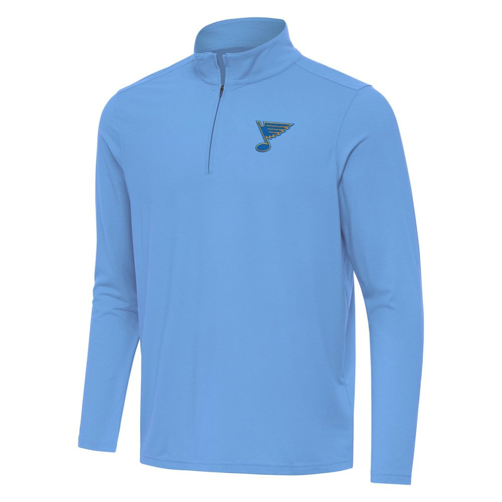St. Louis Blues Antigua Intent Quarter-Zip Top - Blue - NHL 203362083