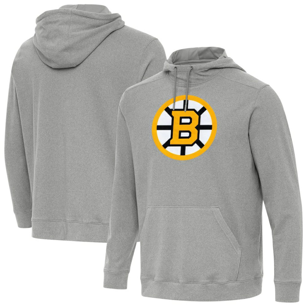 Boston Bruins Antigua Cloud Pullover Hoodie - Heather Gray - NHL 203362086