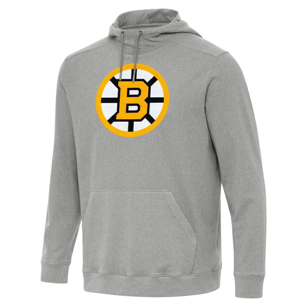 Boston Bruins Antigua Cloud Pullover Hoodie - Heather Gray - NHL 203362086