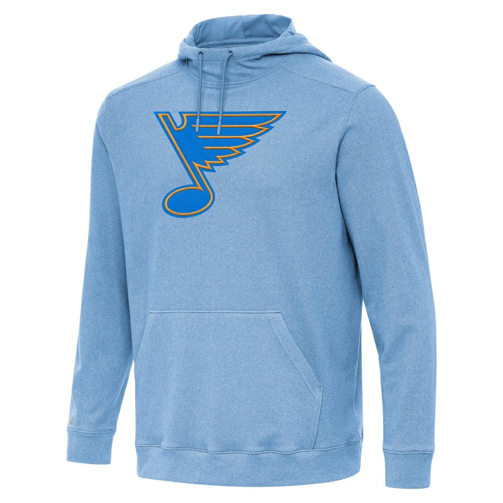 St. Louis Blues Antigua Cloud Pullover Hoodie - Heather Blue - NHL 203362090