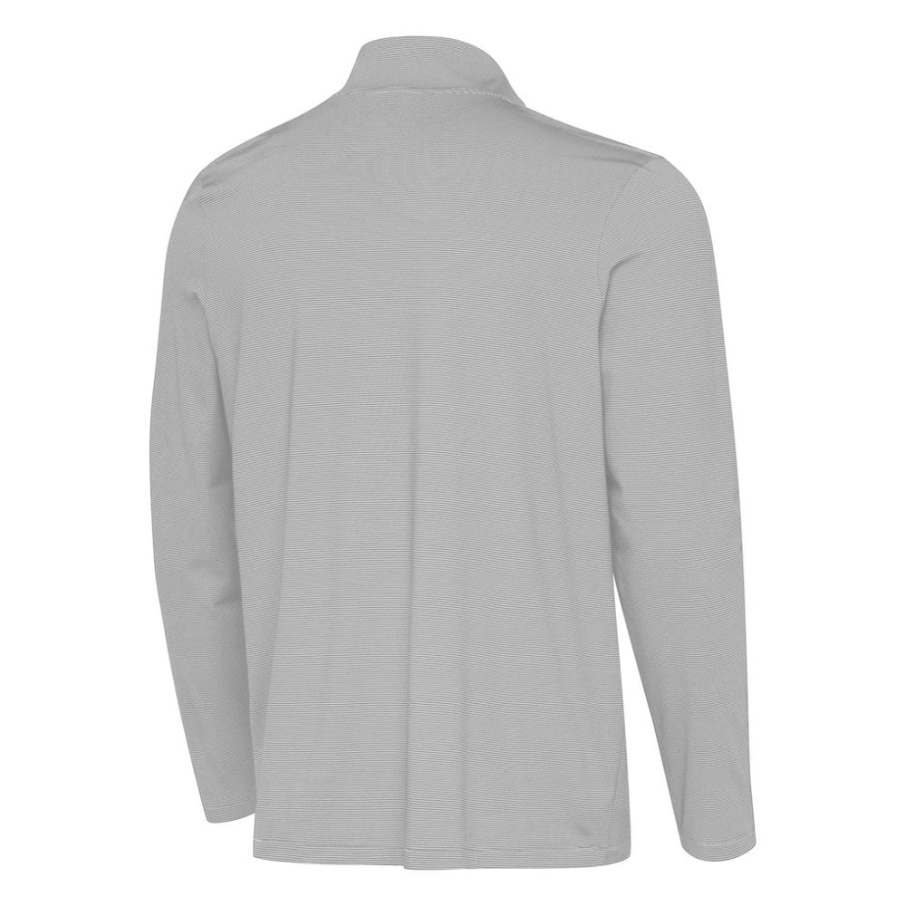 Boston Bruins Antigua Twine Quarter-Zip Pullover - Gray - NHL 203362157