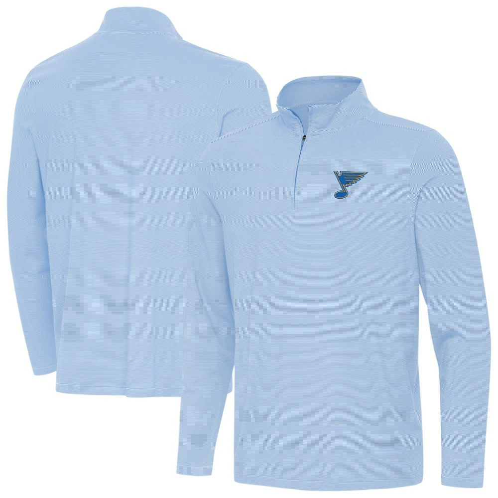 St. Louis Blues Antigua Twine Quarter-Zip Pullover - Blue - NHL 203362159