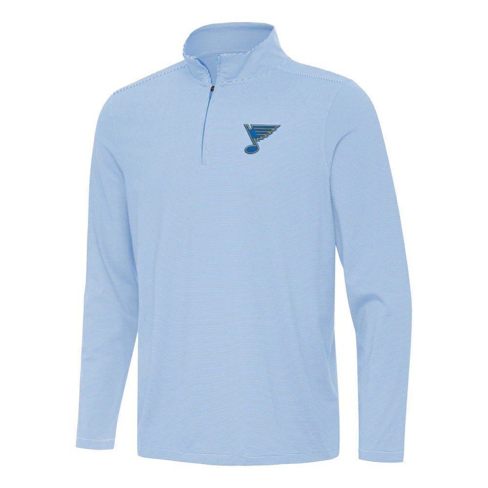 St. Louis Blues Antigua Twine Quarter-Zip Pullover - Blue - NHL 203362159