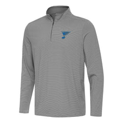 St. Louis Blues Antigua Twine Quarter-Zip Pullover - Black - NHL 203362160
