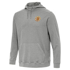 Boston Bruins Antigua Cloud Pullover Hoodie - Heather Black - NHL 203362197