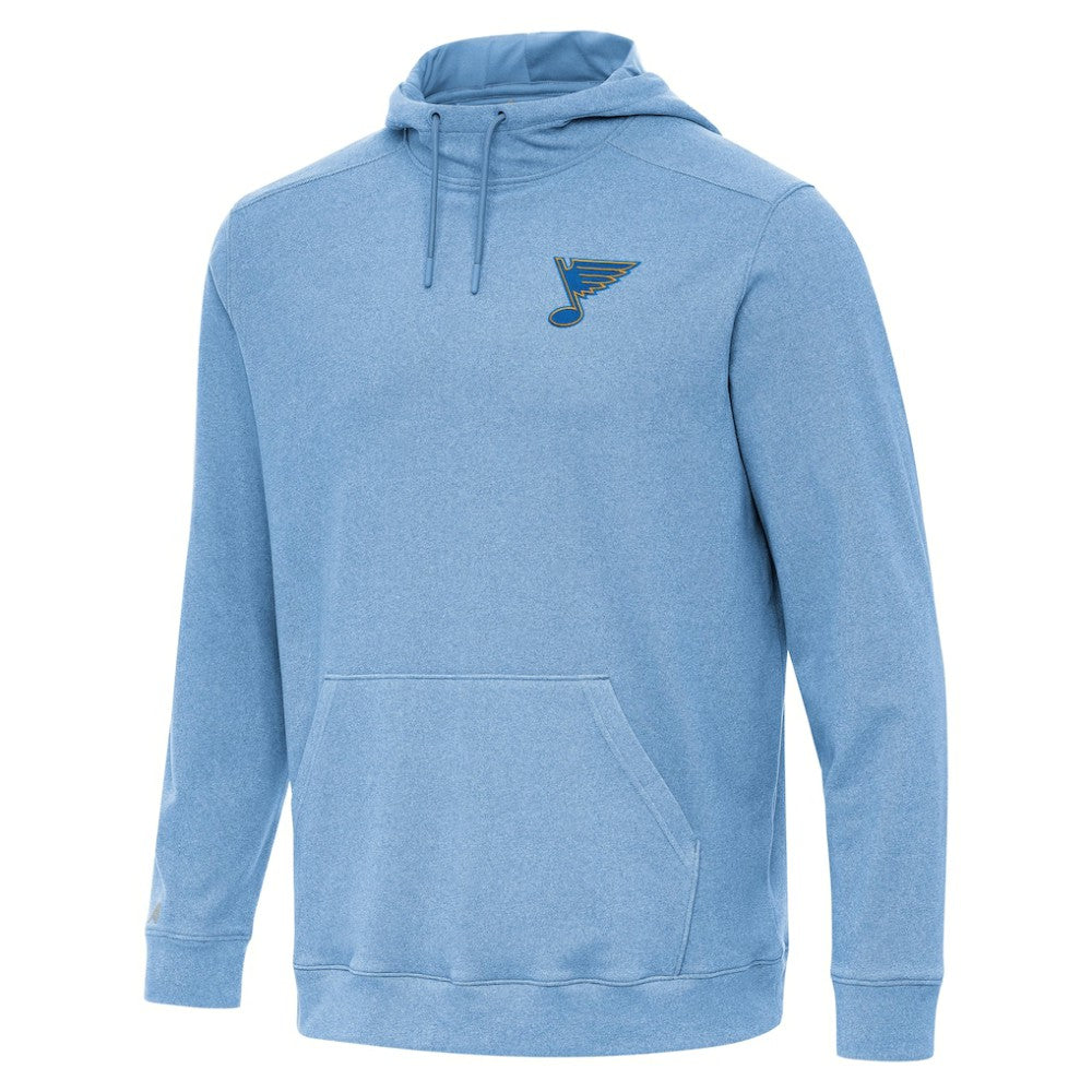 St. Louis Blues Antigua Cloud Pullover Hoodie - Heather Blue - NHL 203362198