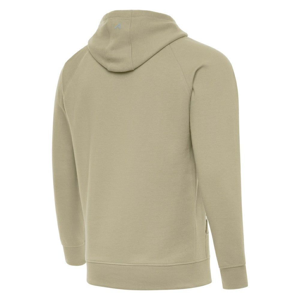 Boston Bruins Antigua Victory Pullover Hoodie - Khaki - NHL 203362219