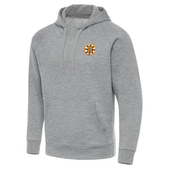 Boston Bruins Antigua Victory Tall Pullover Hoodie - Heather Gray - NHL 203362229