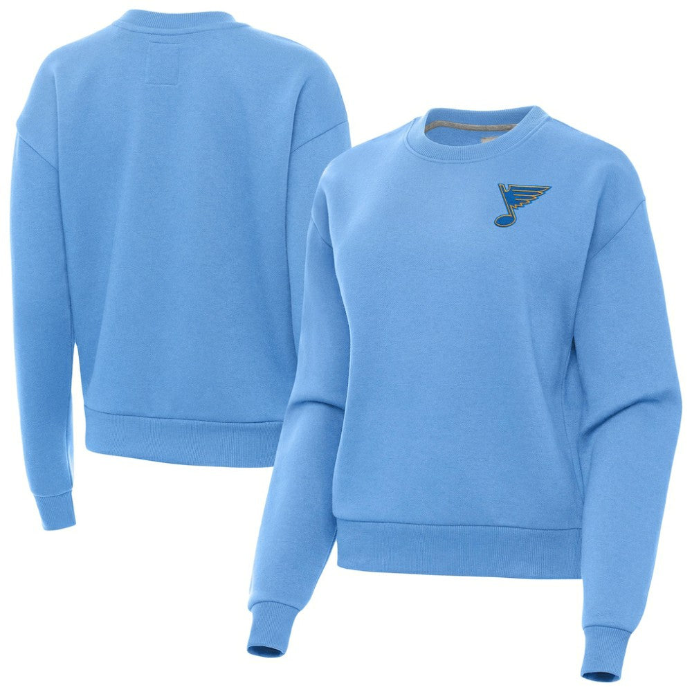 St. Louis Blues Antigua Women's Victory Pullover Sweatshirt - Blue - NHL 203362230