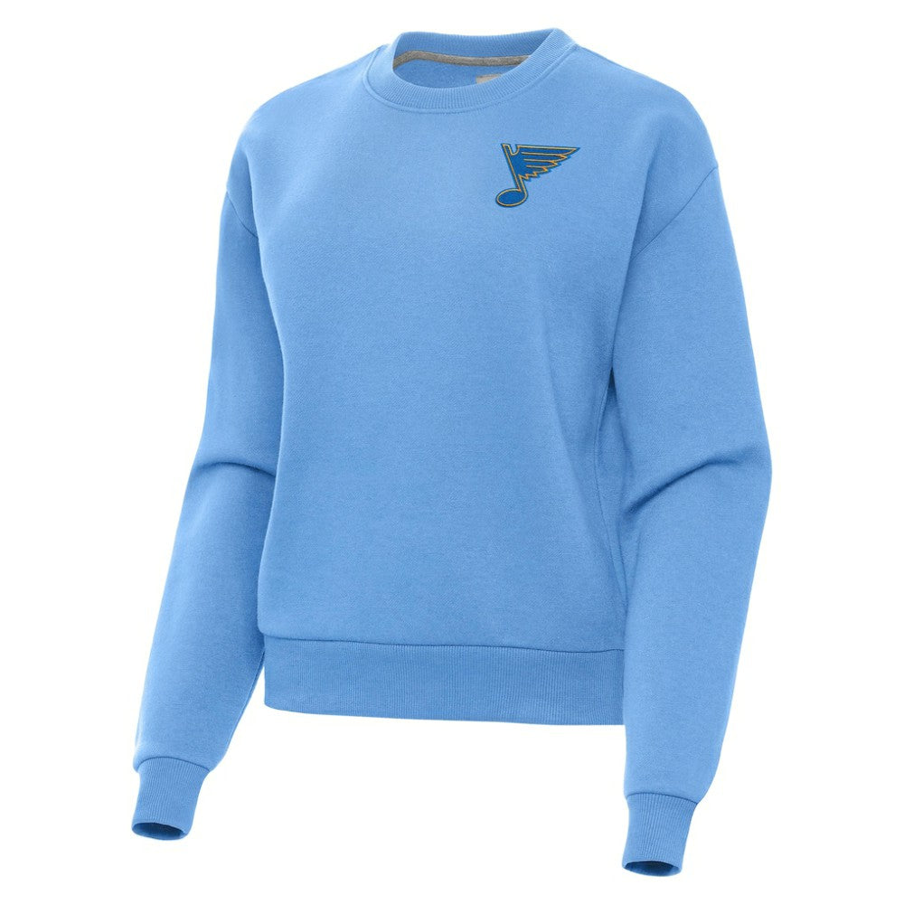St. Louis Blues Antigua Women's Victory Pullover Sweatshirt - Blue - NHL 203362230