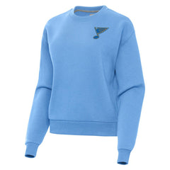 St. Louis Blues Antigua Women's Victory Pullover Sweatshirt - Blue - NHL 203362230