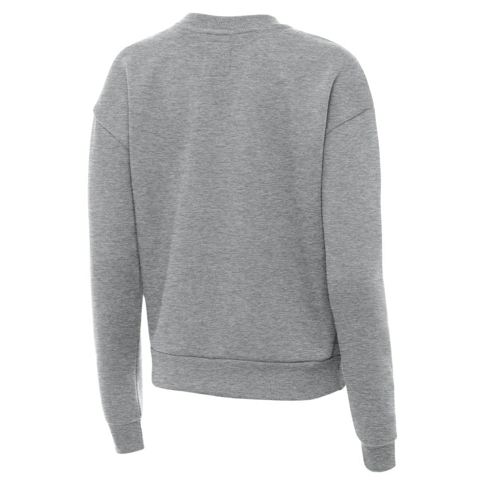 Boston Bruins Antigua Women's Victory Pullover Sweatshirt - Heather Gray - NHL 203362235