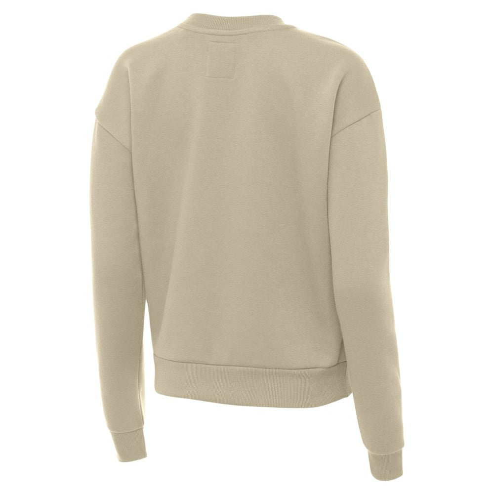 St. Louis Blues Antigua Women's Victory Pullover Sweatshirt - Khaki - NHL 203362236