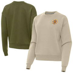 Boston Bruins Antigua Women's Victory Pullover Sweatshirt - Olive - NHL 203362237