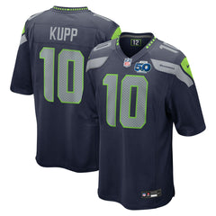 Nike Cooper Kupp Seattle Seahawks Team 50th Season Game Jersey College Navy