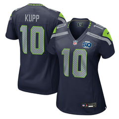 Nike Cooper Kupp Seattle Seahawks Women's Team 50th Season Game Jersey College Navy
