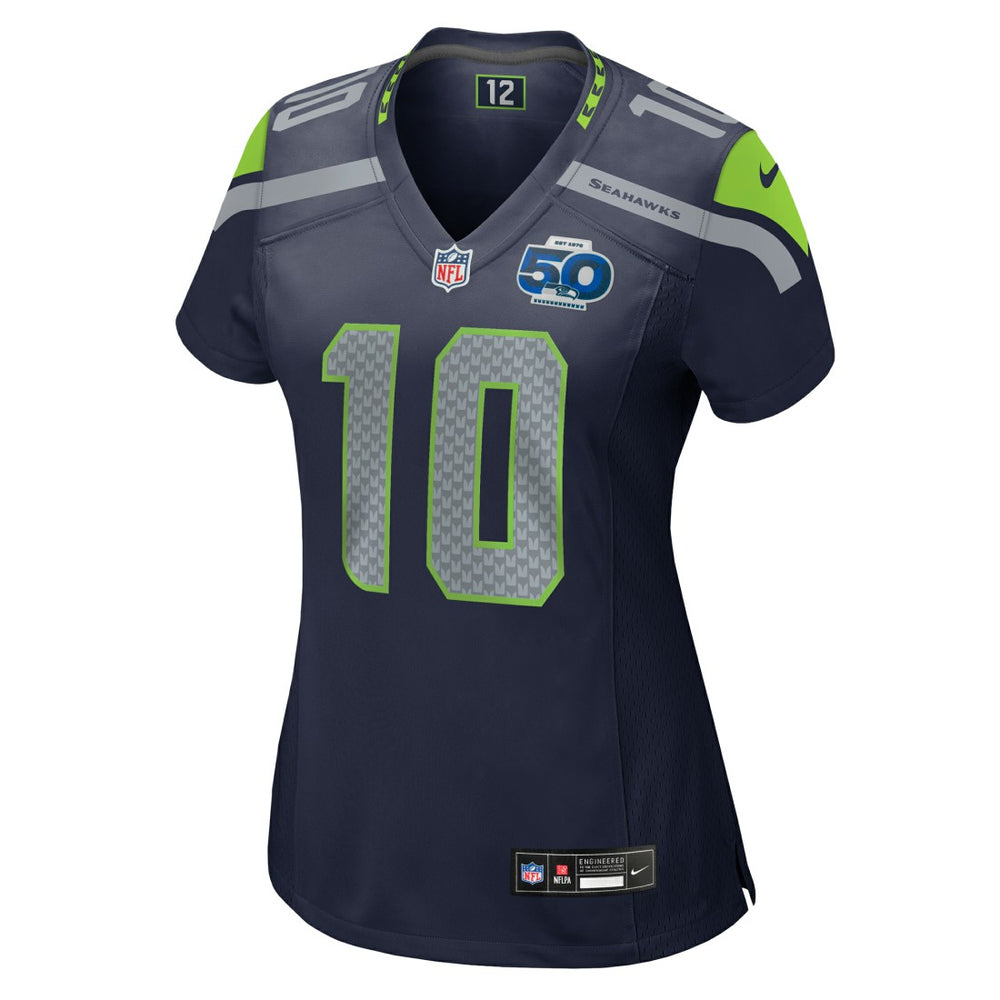 Nike Cooper Kupp Seattle Seahawks Women's Team 50th Season Game Jersey College Navy