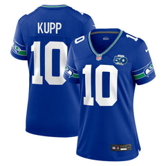 Nike Cooper Kupp Seattle Seahawks Women's Alternate 50th Season Game Jersey Royal