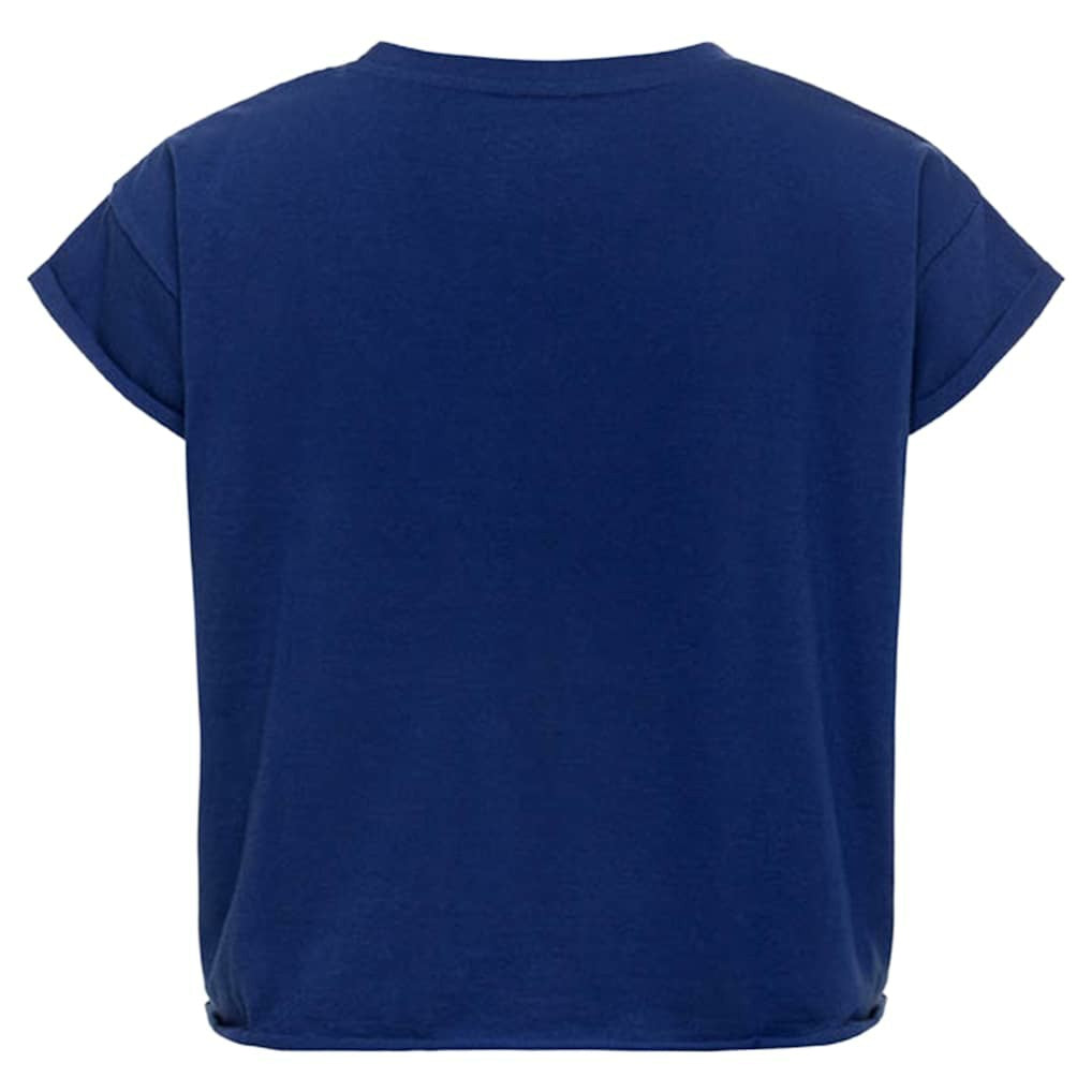 Orlando Magic Sportiqe Women's Cropped Genuine Issue Collection Alana T-Shirt Blue