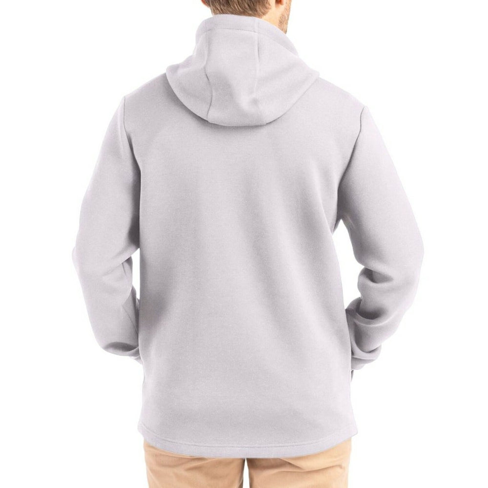 Washington Commanders Cutter & Buck Roam Epic Comfort Recycled Full-Zip Hoodie Jacket Gray