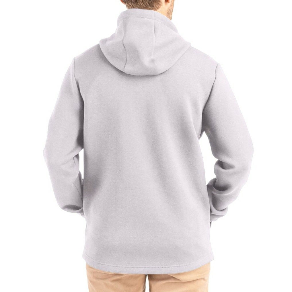 Cincinnati Bengals Cutter & Buck Roam Epic Comfort Recycled Full-Zip Hoodie Jacket Gray