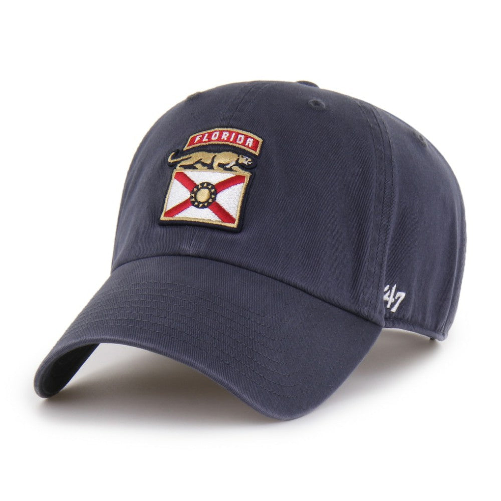 Florida Panthers '47 Alternate Logo Clean Up Adjustable Hat - Navy - NHL 203363742