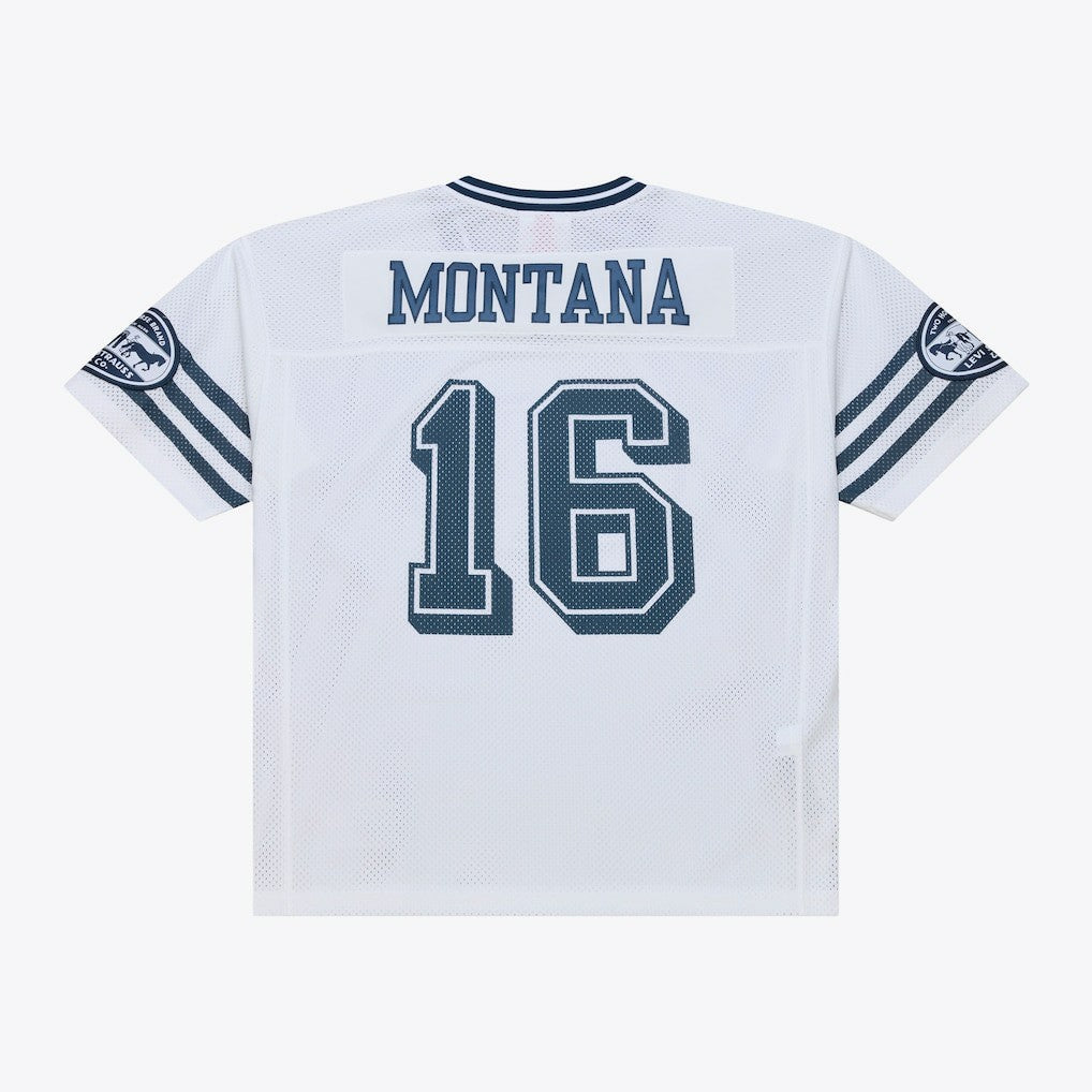 Mitchell & Ness Joe Montana San Francisco 49ers x Levi's Unisex Legacy Jersey White