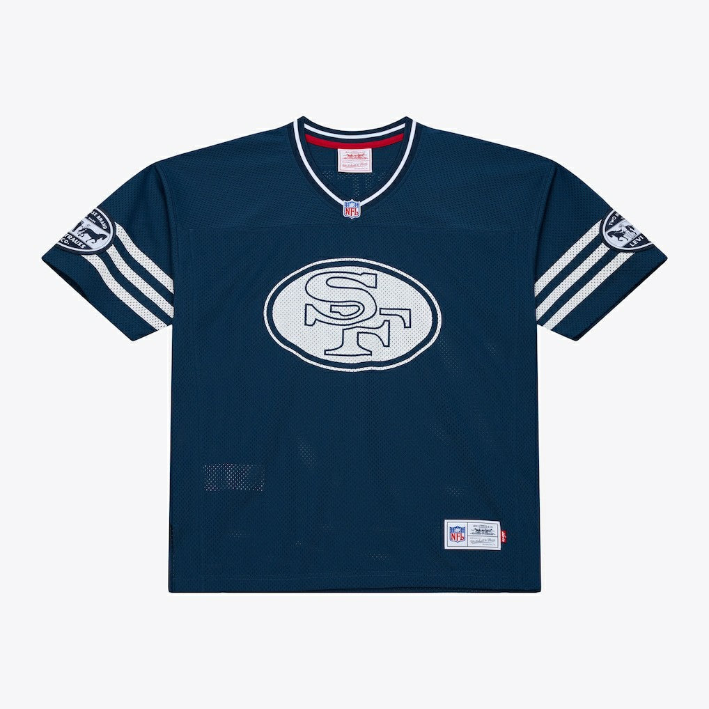Mitchell & Ness Jerry Rice San Francisco 49ers x Levi's Unisex Legacy Jersey Navy