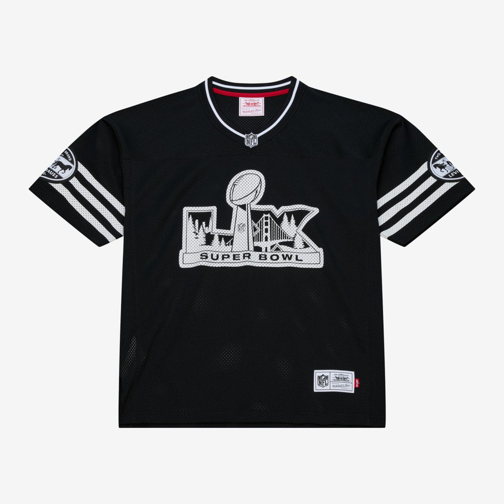 Mitchell & Ness Super Bowl LX x Levi's Unisex Legacy Jersey Black