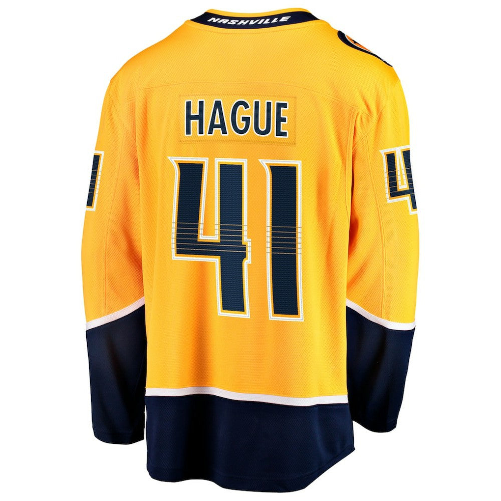 Nicolas Hague Nashville Predators Fanatics Home Breakaway Jersey - Gold - NHL 203363994