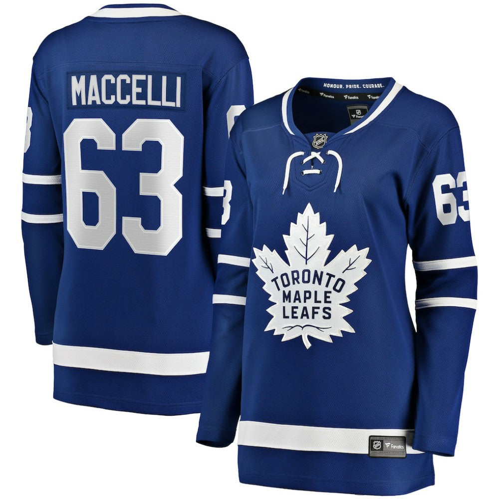 Matias Maccelli Toronto Maple Leafs Fanatics Women's Home Breakaway Jersey - Blue - NHL 203363997