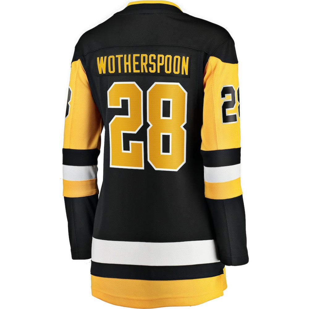 Parker Wotherspoon Pittsburgh Penguins Fanatics Women's Home Breakaway Jersey - Black - NHL 203363999