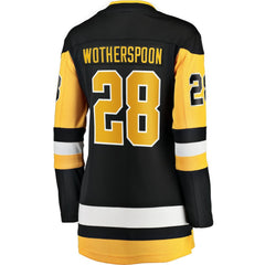 Parker Wotherspoon Pittsburgh Penguins Fanatics Women's Home Breakaway Jersey - Black - NHL 203363999