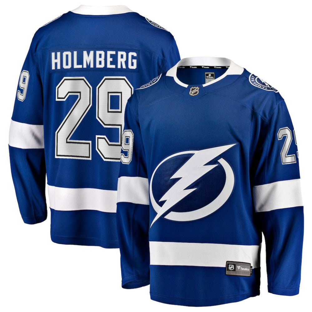 Pontus Holmberg Tampa Bay Lightning Fanatics Home Breakaway Jersey - Blue - NHL 203364006