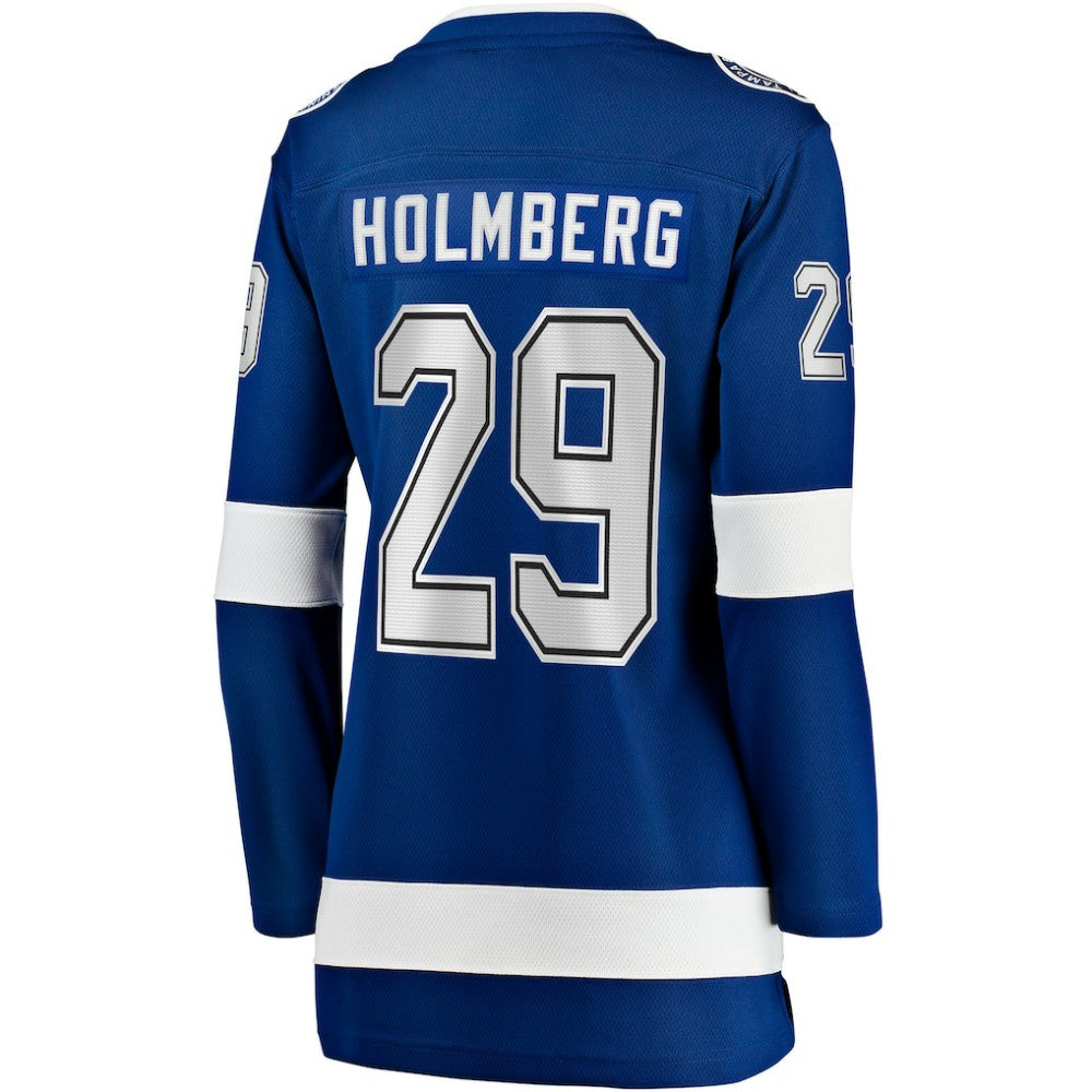 Pontus Holmberg Tampa Bay Lightning Fanatics Women's Home Breakaway Jersey - Blue - NHL 203364007