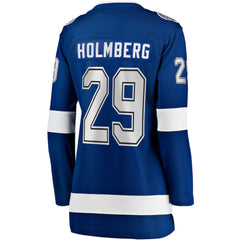 Pontus Holmberg Tampa Bay Lightning Fanatics Women's Home Breakaway Jersey - Blue - NHL 203364007