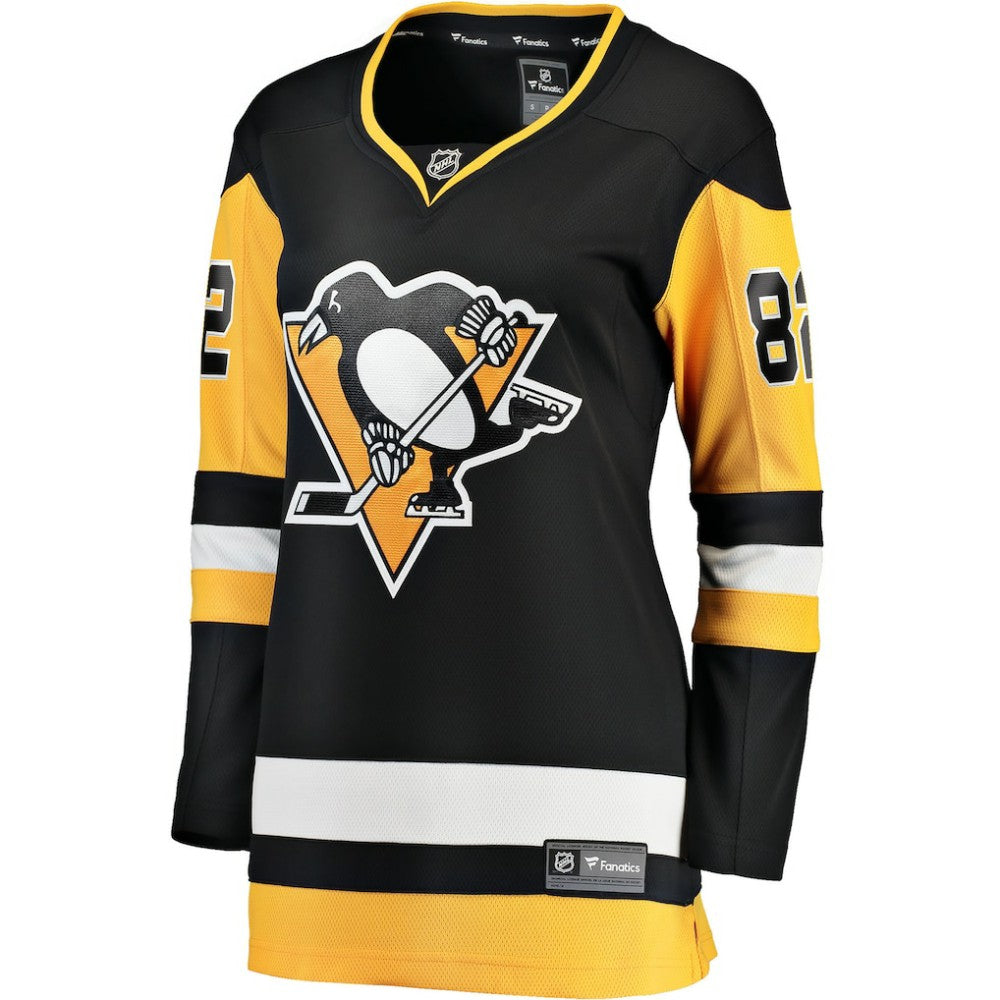 Caleb Jones Pittsburgh Penguins Fanatics Women's Home Breakaway Jersey - Black - NHL 203364011