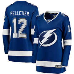 Jakob Pelletier Tampa Bay Lightning Fanatics Women's Home Breakaway Jersey - Blue - NHL 203364013