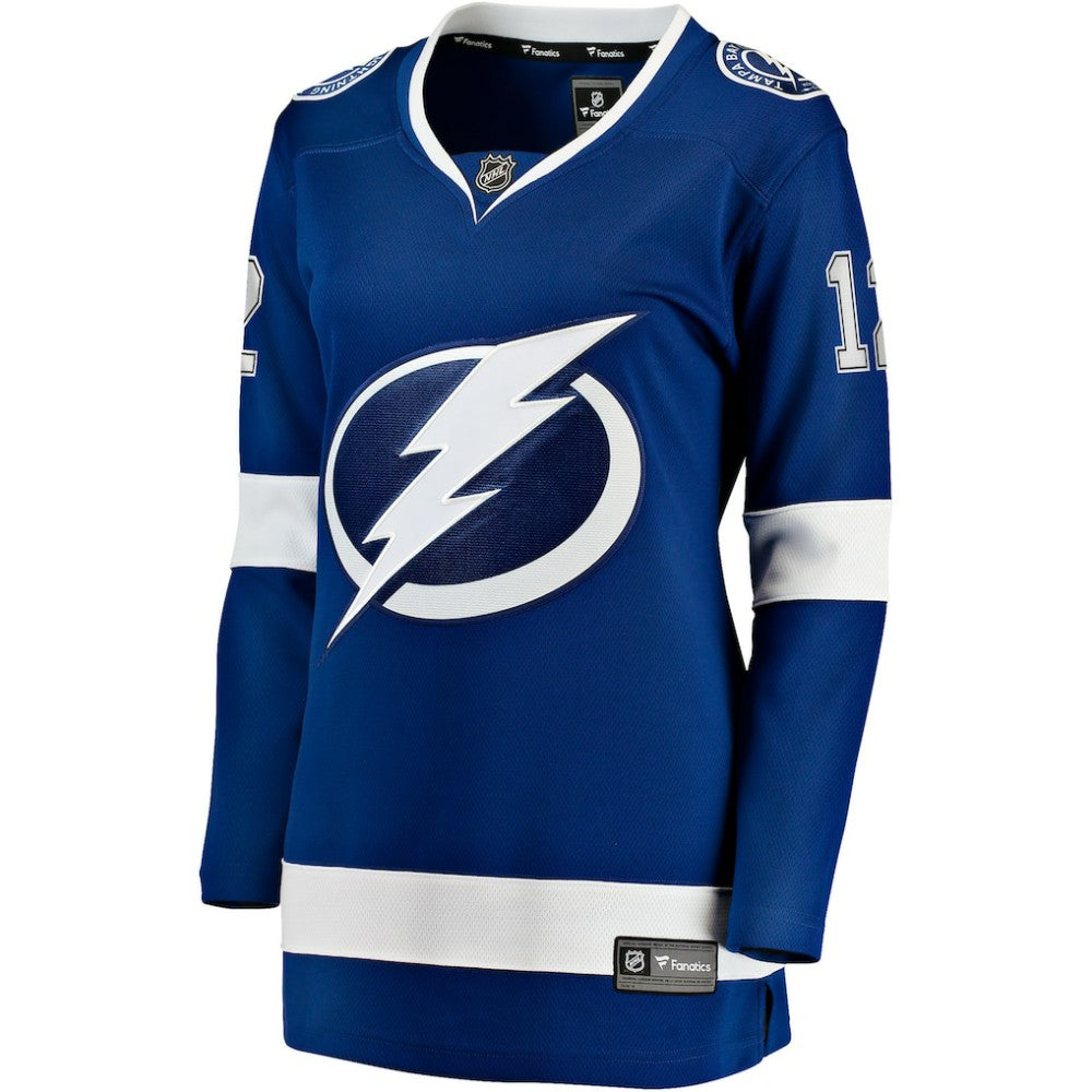 Jakob Pelletier Tampa Bay Lightning Fanatics Women's Home Breakaway Jersey - Blue - NHL 203364013
