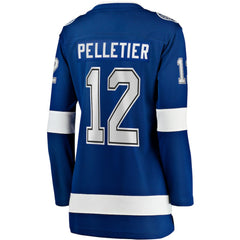 Jakob Pelletier Tampa Bay Lightning Fanatics Women's Home Breakaway Jersey - Blue - NHL 203364013