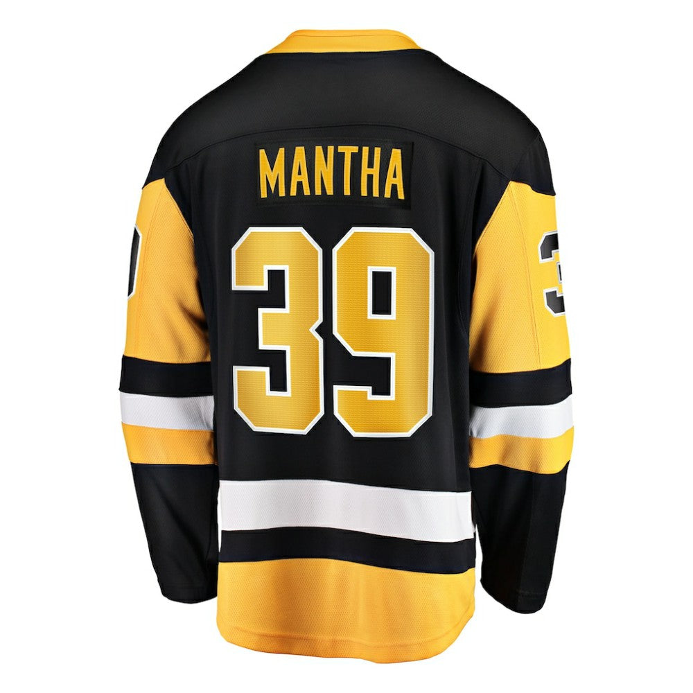 Anthony Mantha Pittsburgh Penguins Fanatics Home Breakaway Jersey - Black - NHL 203364014