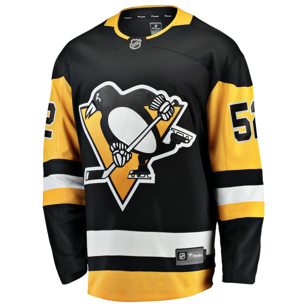 Philip Kemp Pittsburgh Penguins Fanatics Home Breakaway Jersey - Black - NHL 203364016