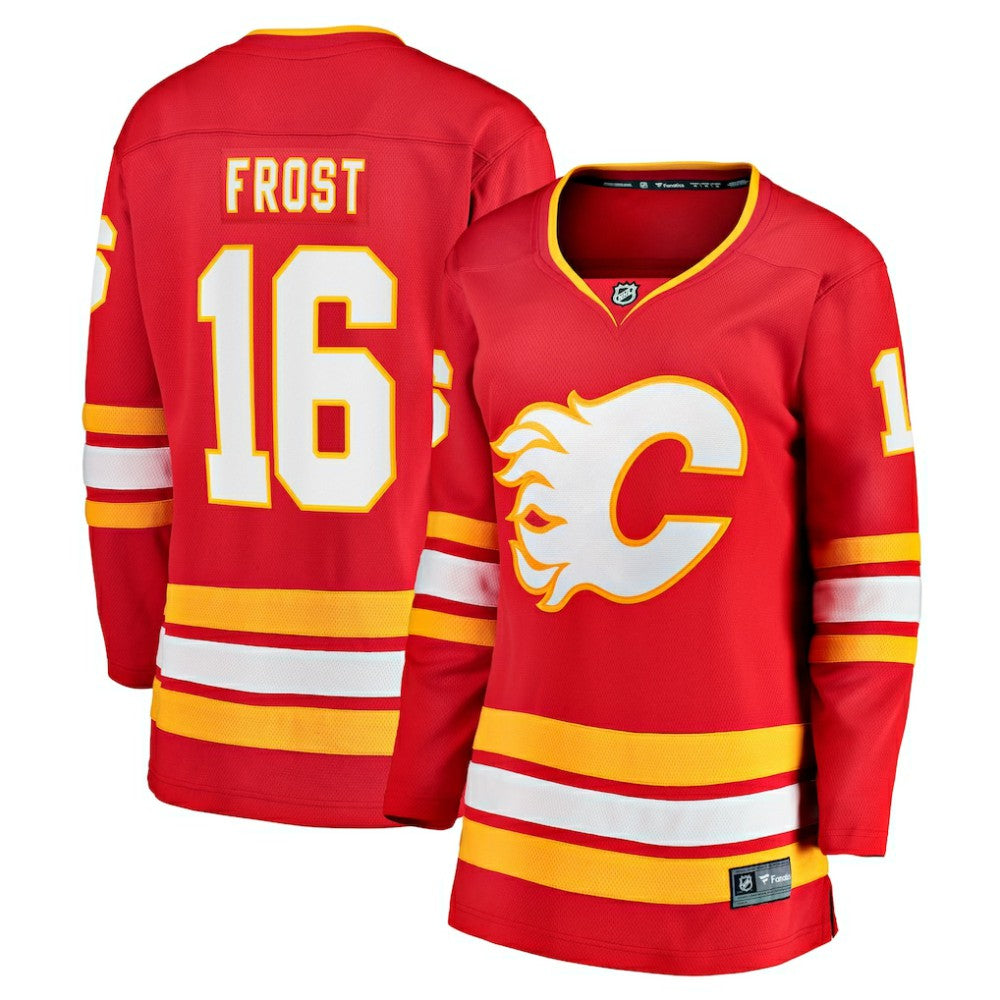 Morgan Frost Calgary Flames Fanatics Women's Home Breakaway Jersey - Red - NHL 203364019