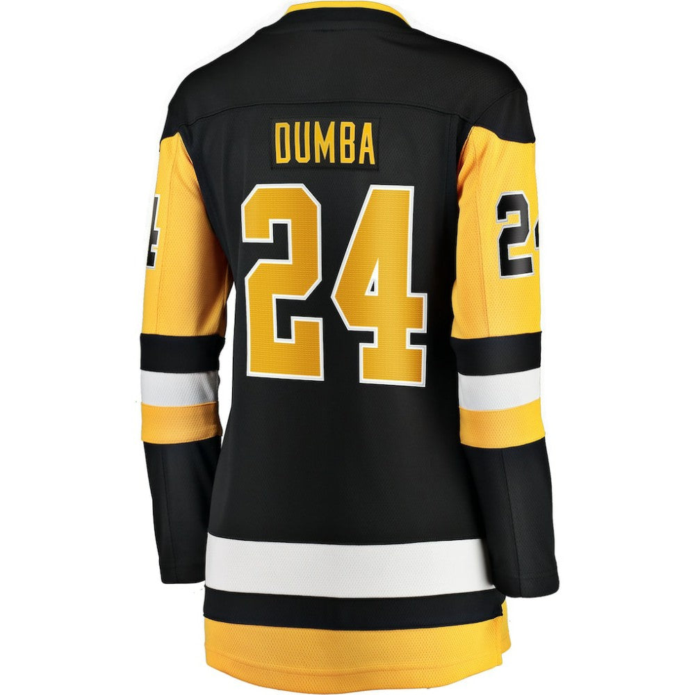 Matt Dumba Pittsburgh Penguins Fanatics Women's Home Breakaway Jersey - Black - NHL 203364021