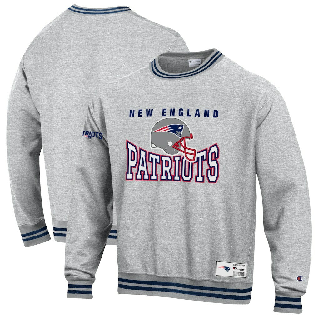 New England Patriots Champion Reverse Weave Fleece Sweatshirt Gray
