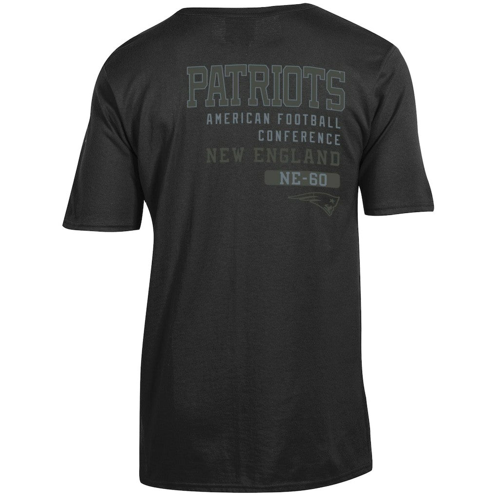 New England Patriots Champion Tonal Logo T-Shirt Black