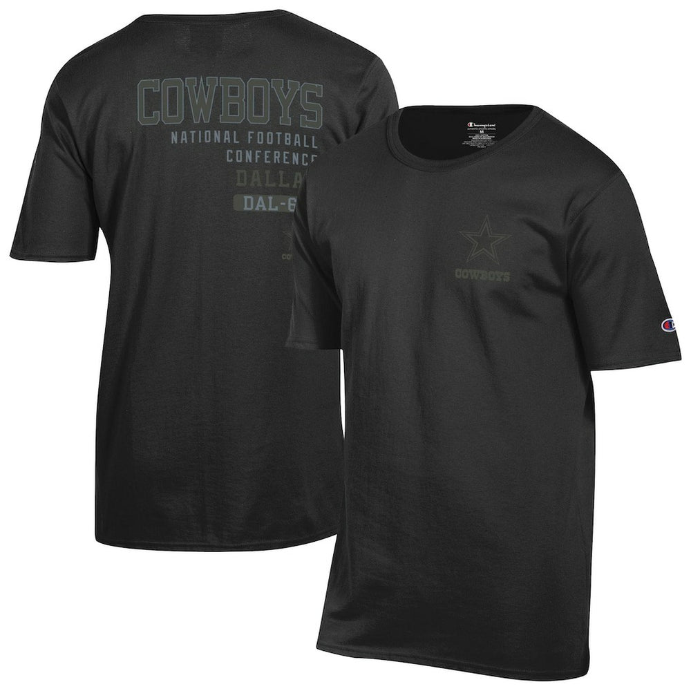 Dallas Cowboys Champion Tonal Logo T-Shirt Black