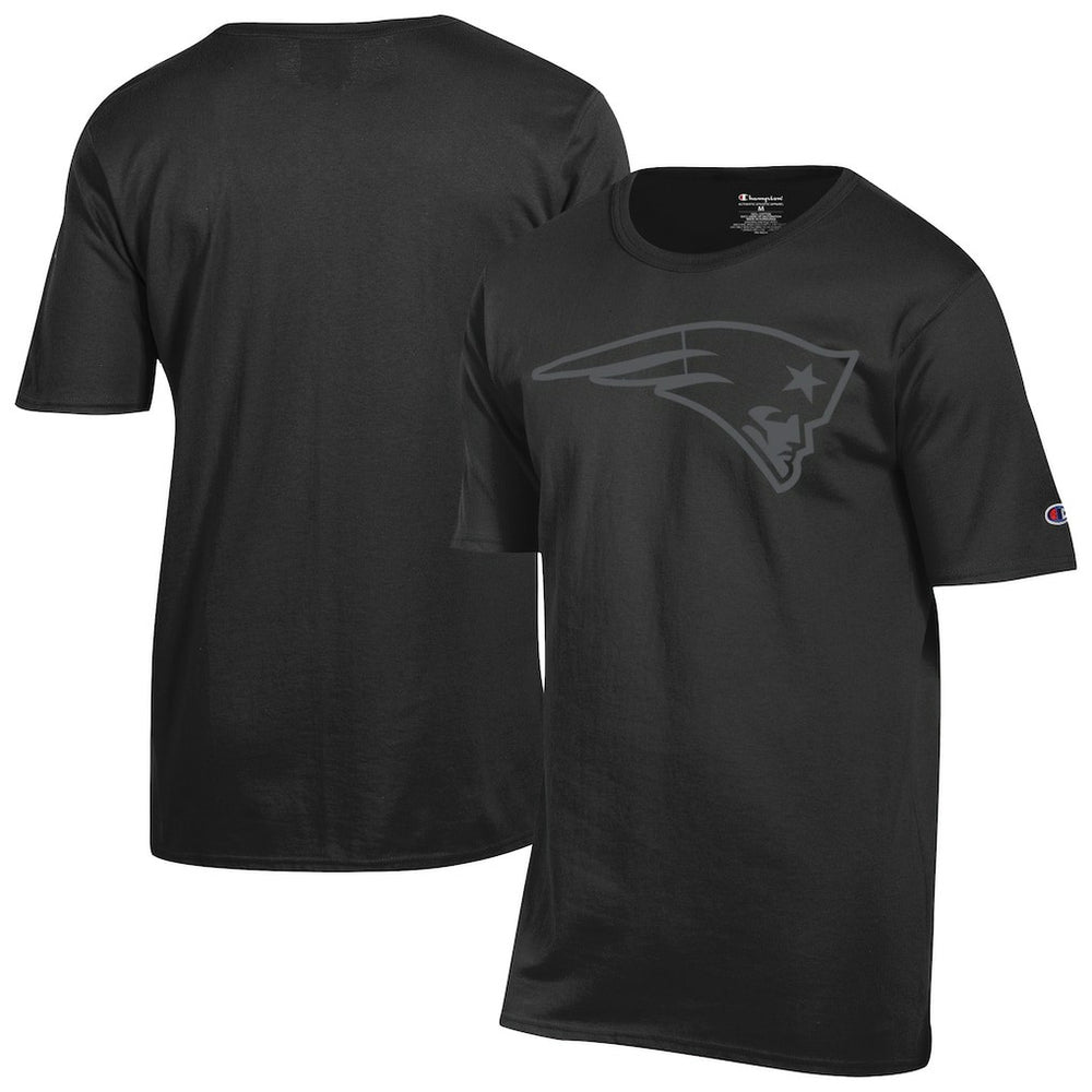 New England Patriots Champion Tonal Logo T-Shirt Black