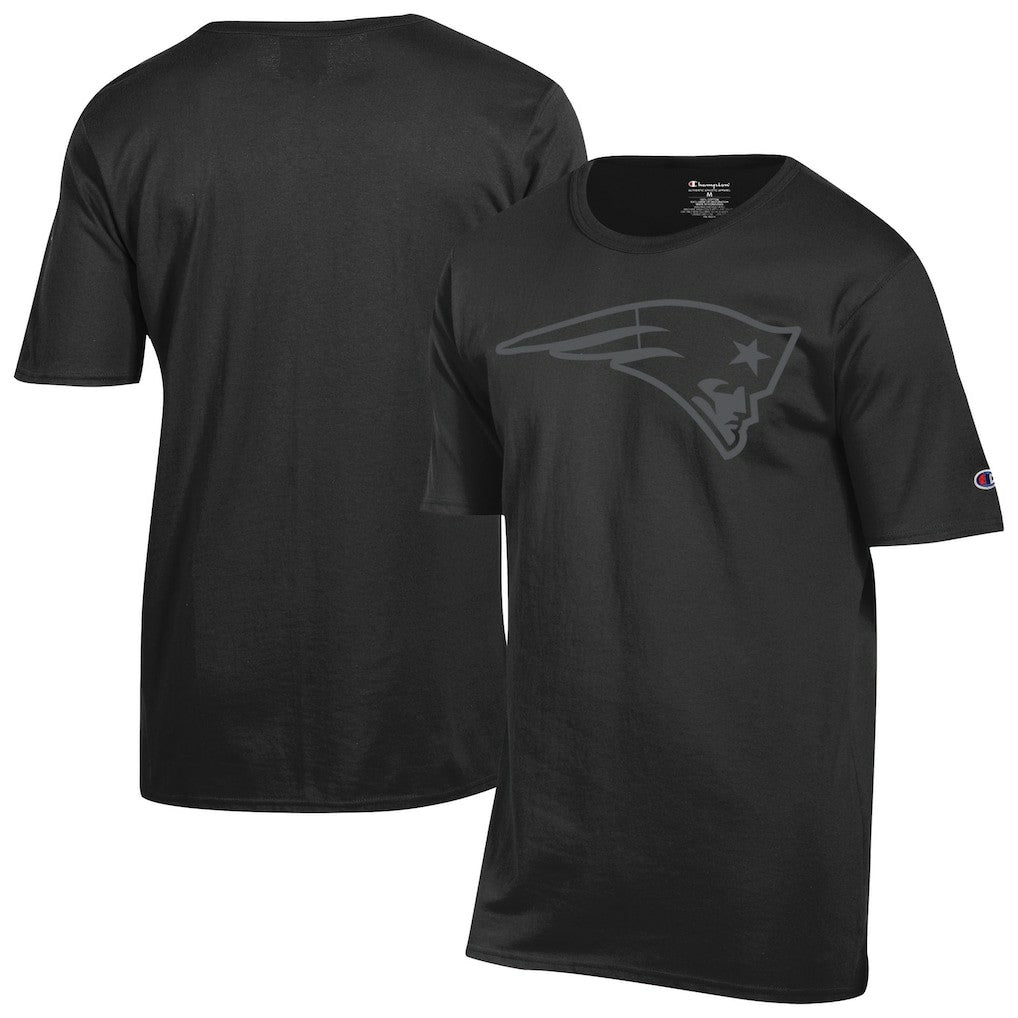New England Patriots Champion Tonal Logo T-Shirt Black